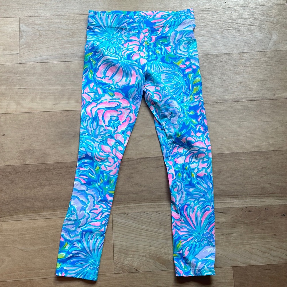 Lilly Pulitzer girls leggings. Size 6-7